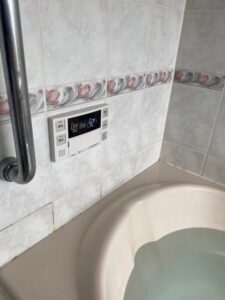 浴室用リモコン施工後