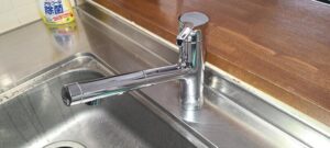 キッチン混合水栓施工後