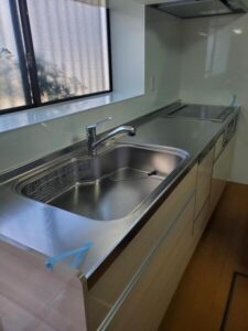 システムキッチン施工後