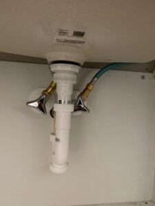 給水管、給湯管配管施工後