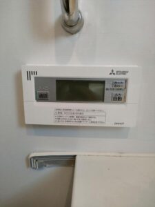 浴室リモコン施工後