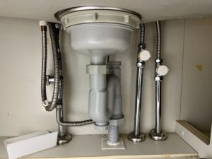 給水管、給湯管施工後