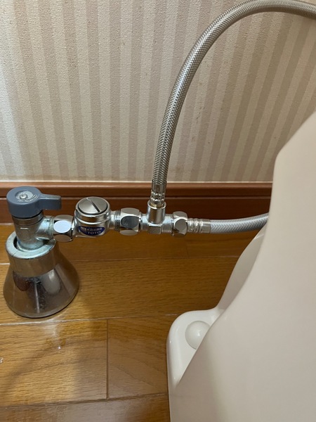 給水管、通水状況