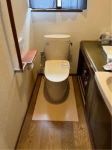 トイレ施工後