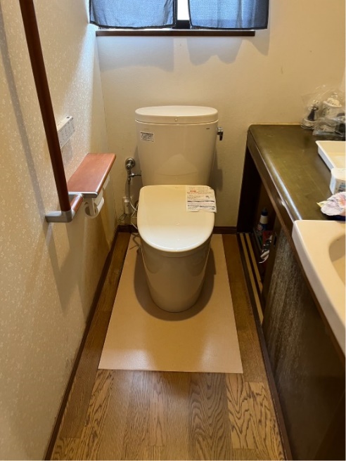 トイレ施工後