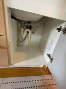 給水管、給湯管、排水配管施工後