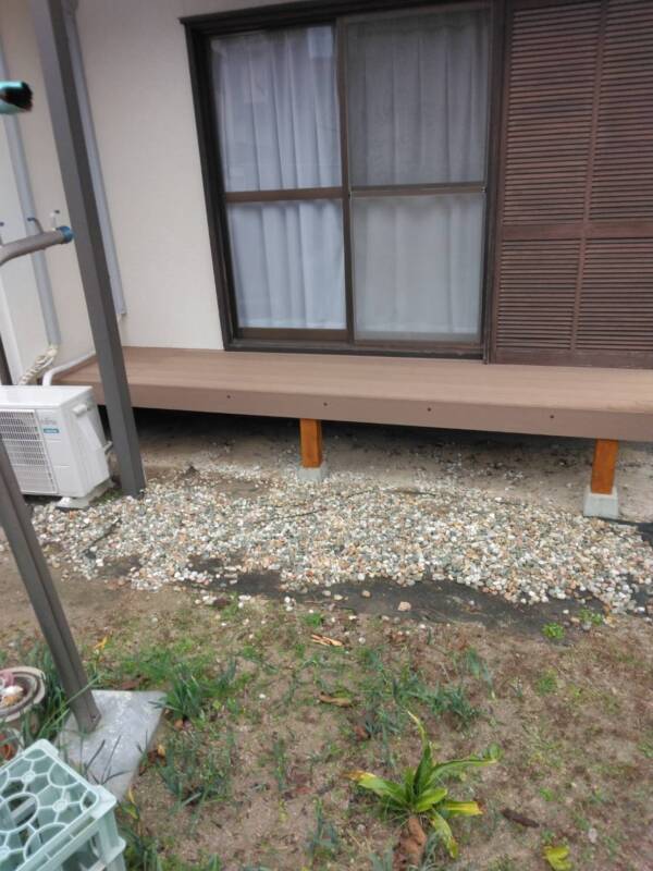 ウッドデッキ施工後