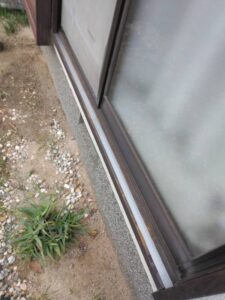 ウッドデッキ施工前