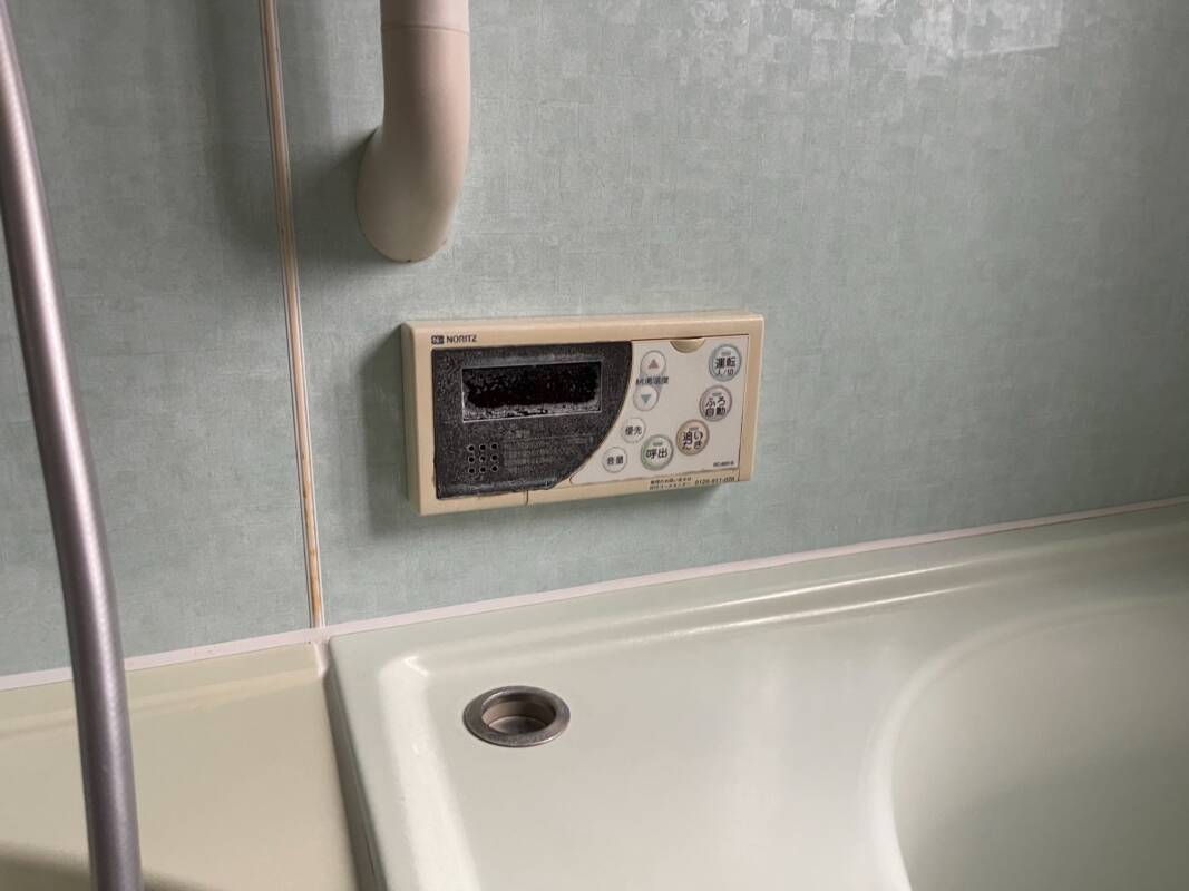 浴室用リモコン交換前