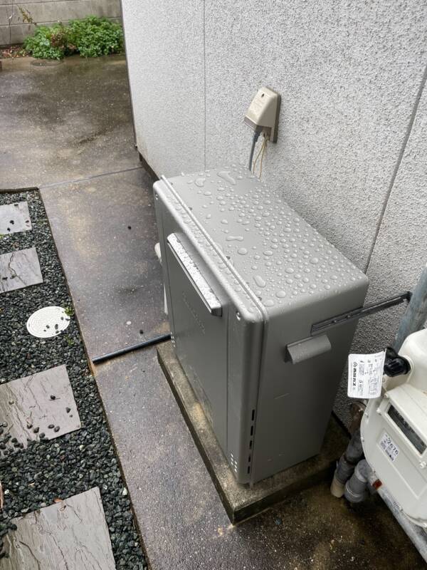 ガス給湯器施工後