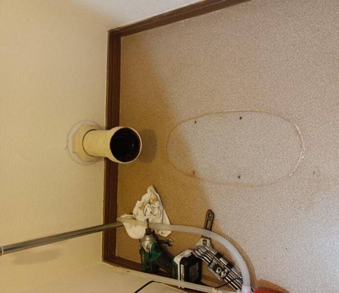トイレ施工中