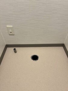 トイレ交換施工中