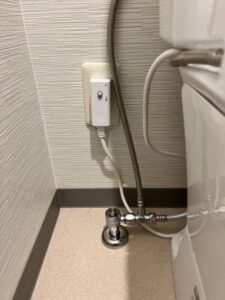 トイレ配線給水状況