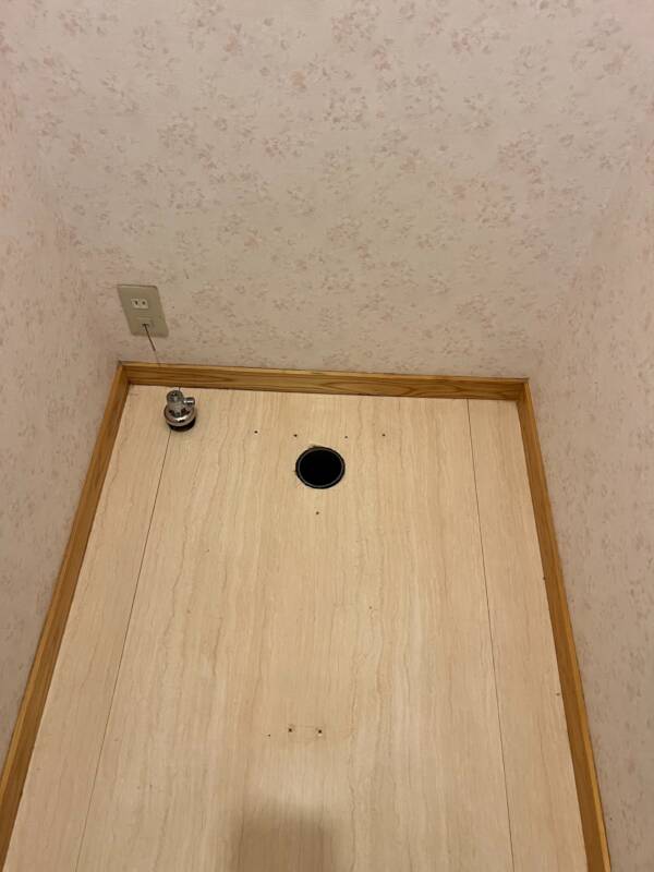 トイレ給水、排水状況