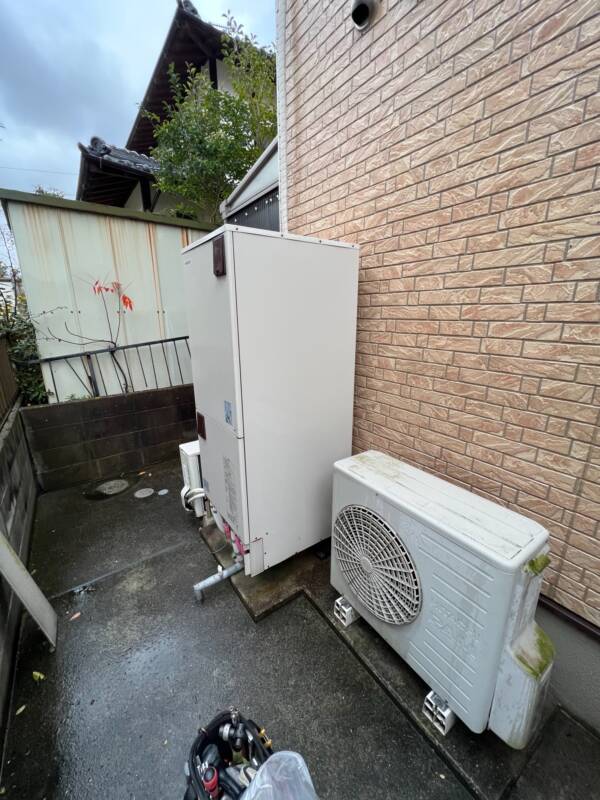 エコキュート工事前状況