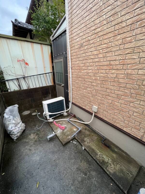 エコキュート交換中