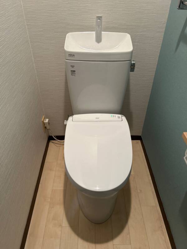 トイレ、内装施工後