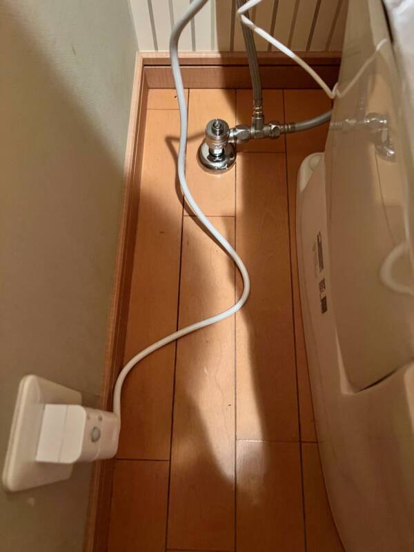 止水栓、給水、配線状況